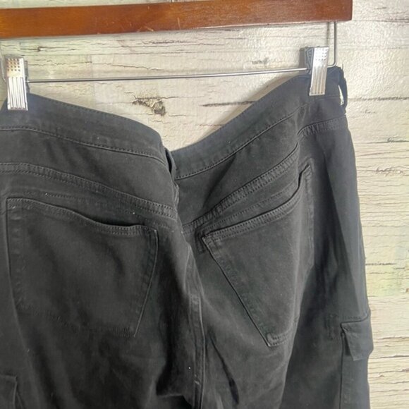 Silver Jeans skinny Cargo Pants Black Size 34 - Picture 6 of 7